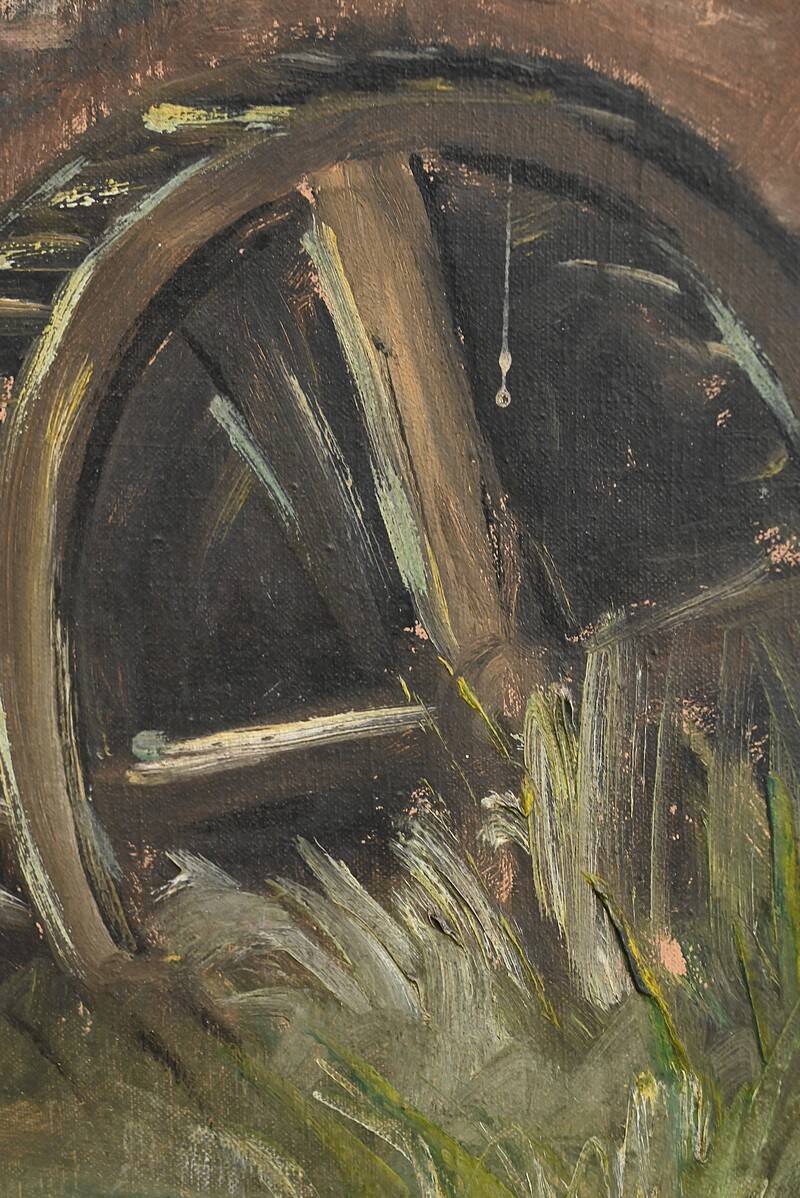 Large Painting “The Mill”, signed Reney – Part 1 of the 20th century