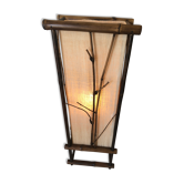 Vintage bamboo lamppost