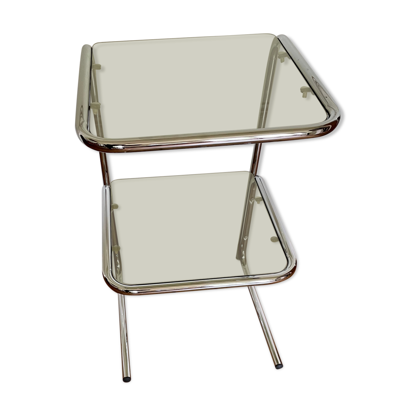 Vintage chrome side table 1970