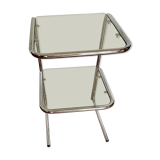 Vintage chrome side table 1970