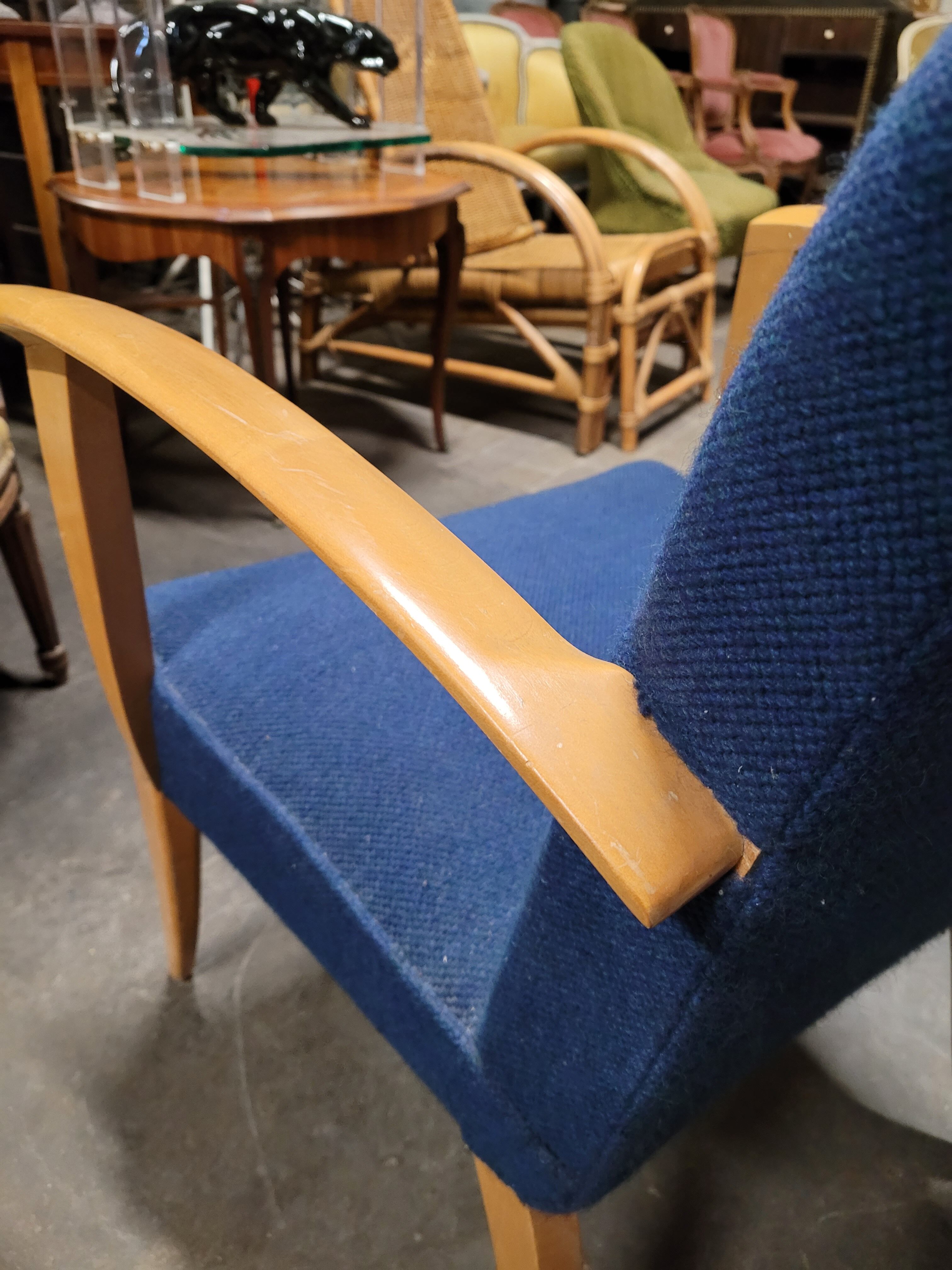 Fauteuil bridge époque art déco 1930