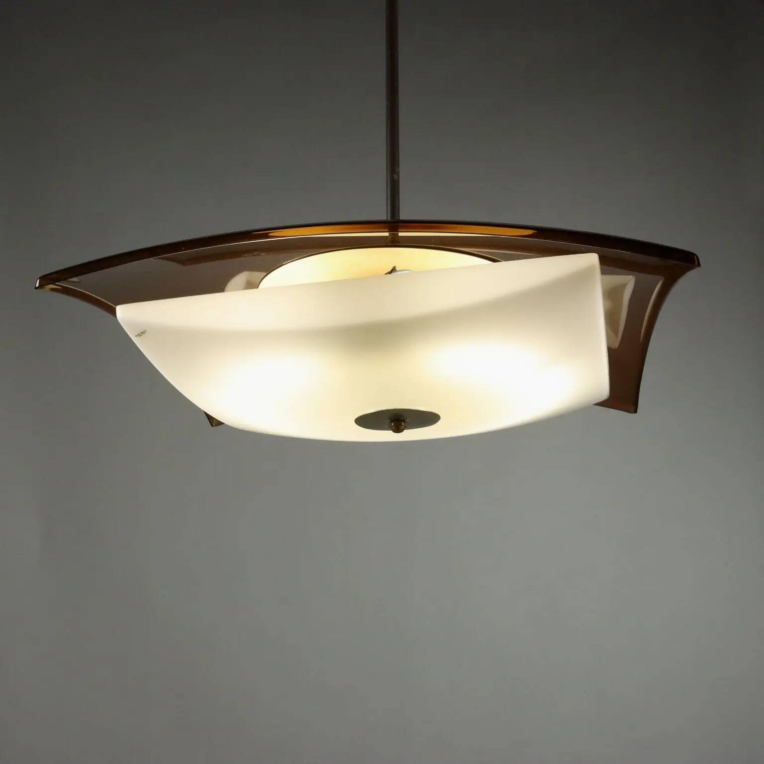 Vintage Stilux suspension from the 1960s in methacrylate.