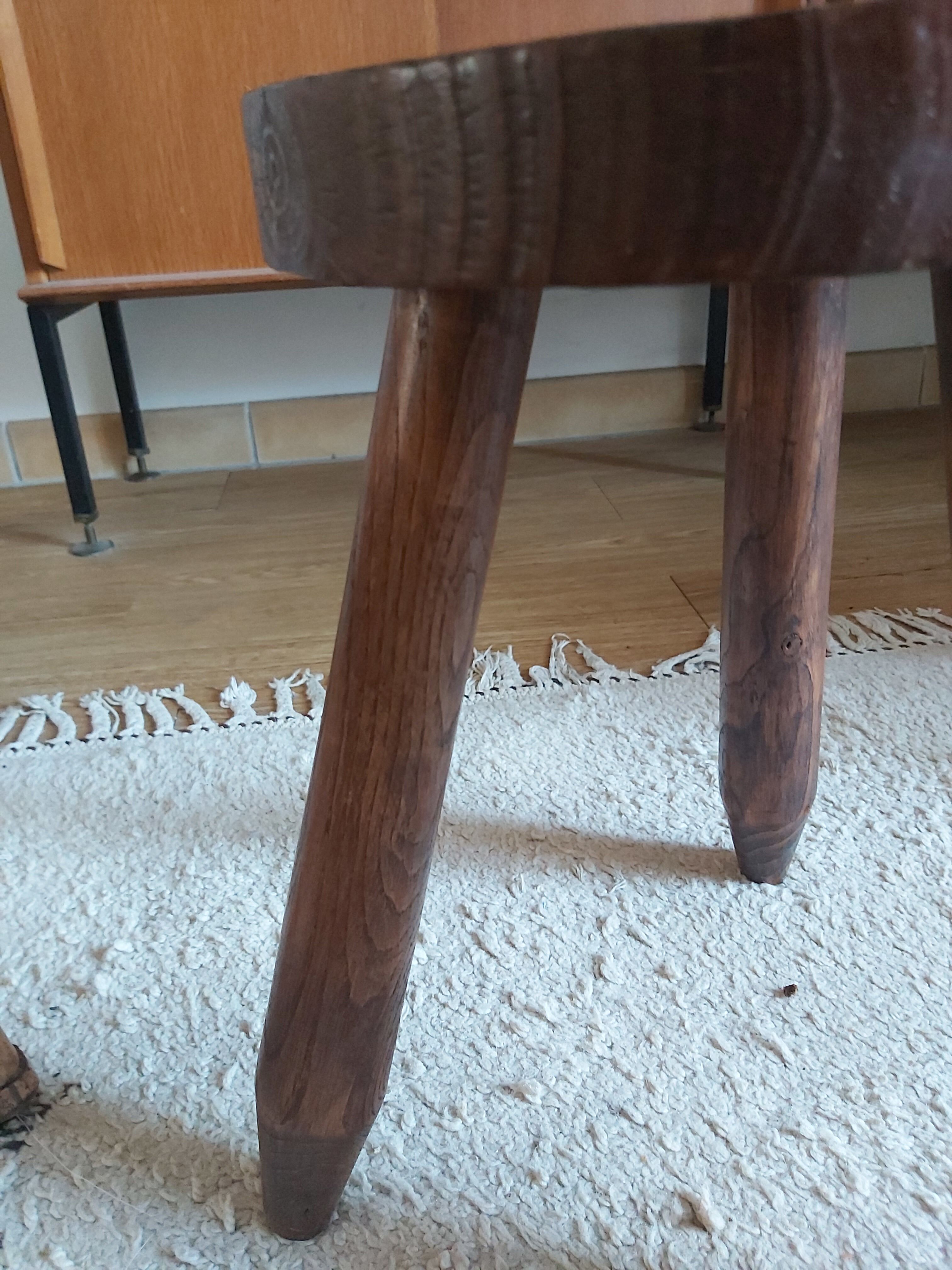 Brutalist tripod stool