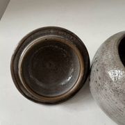 Ancien pot grès sucrier ACTH Thierry Chantal ROBERT