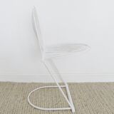 Set of 4 Vintage Postmodern Cantilever ' Swing ' Dining Chairs By Jutta & Herbert Ohl For Rosenthal