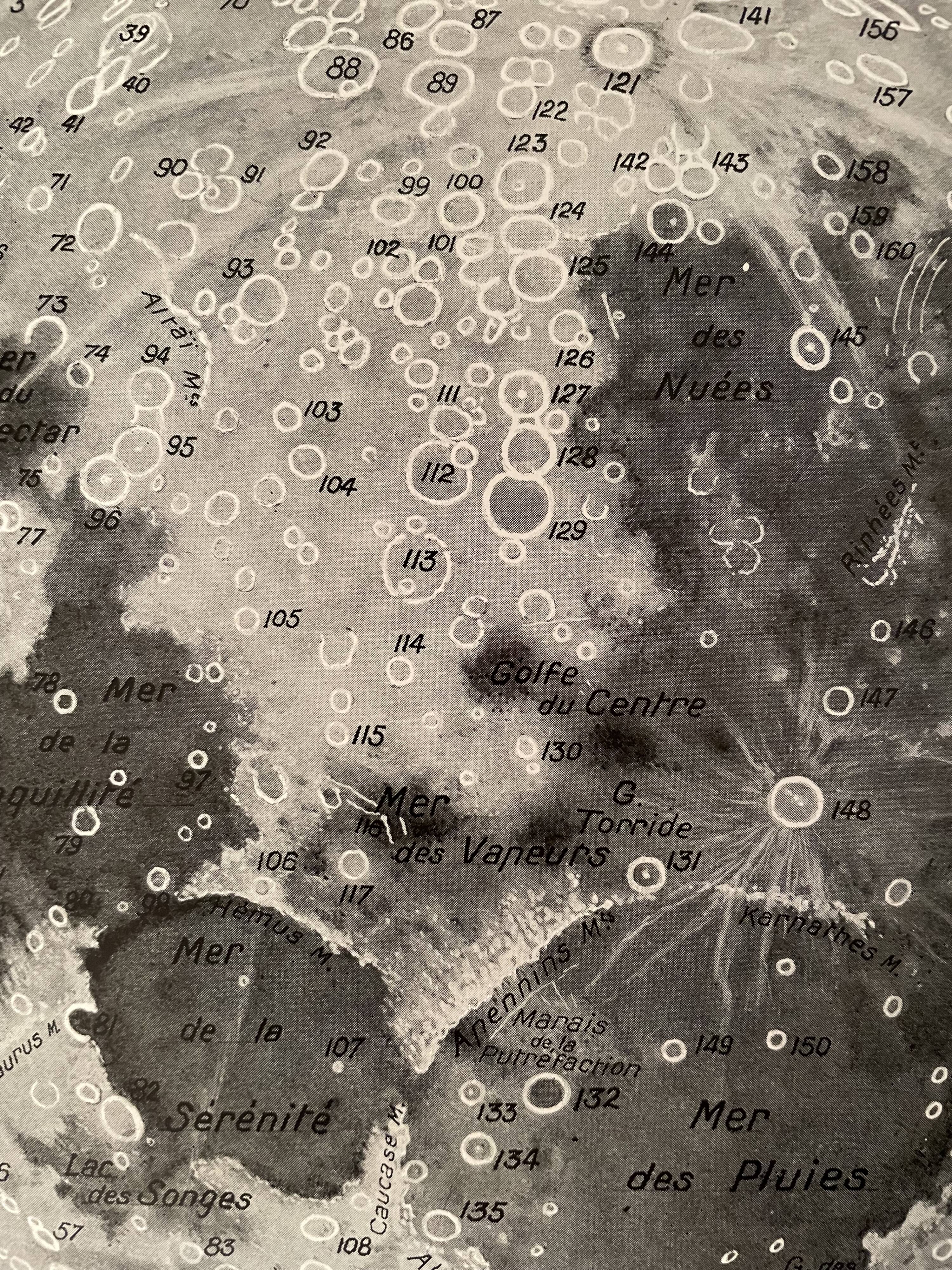 Photographic plate on the moon - 1930