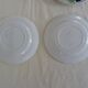 5 plates Luneville Badonviller old faience 385012 red flowers