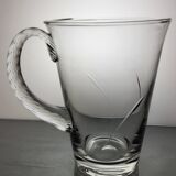 1960s crystal pitcher (wheat)