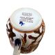 Gien earthenware tea set, peony decoration