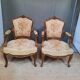 Pair of Louis XV style armchairs