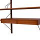 Système mural Royal Teak Poul Cadovius vintage des années 1960 avec 4 armoires