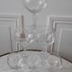 Lot of 6 crystal balloon glasses 20 years