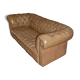 Canapé chesterfield, 3 places Angleterre, vers 1970