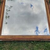 Gilded mirror of louis XV style fireplace 1900 79x145cm