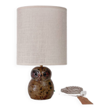 Lampe grès chouette Guy Baudat