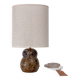 Guy Baudat owl sandstone lamp