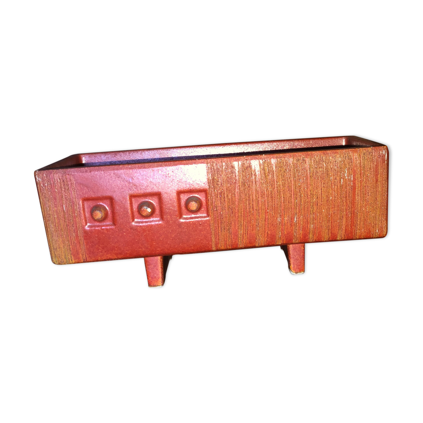 Scandinavian ceramics 1960 red