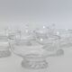 Set of 12 dessert / ice cream bowls in crystal - Daum Nancy France - Circa