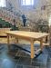 Solid oak farmhouse table