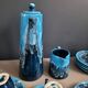 Vallauris blue coffee set - 22 pieces