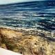Tableau Huile sur toile plage de Sète  années 80