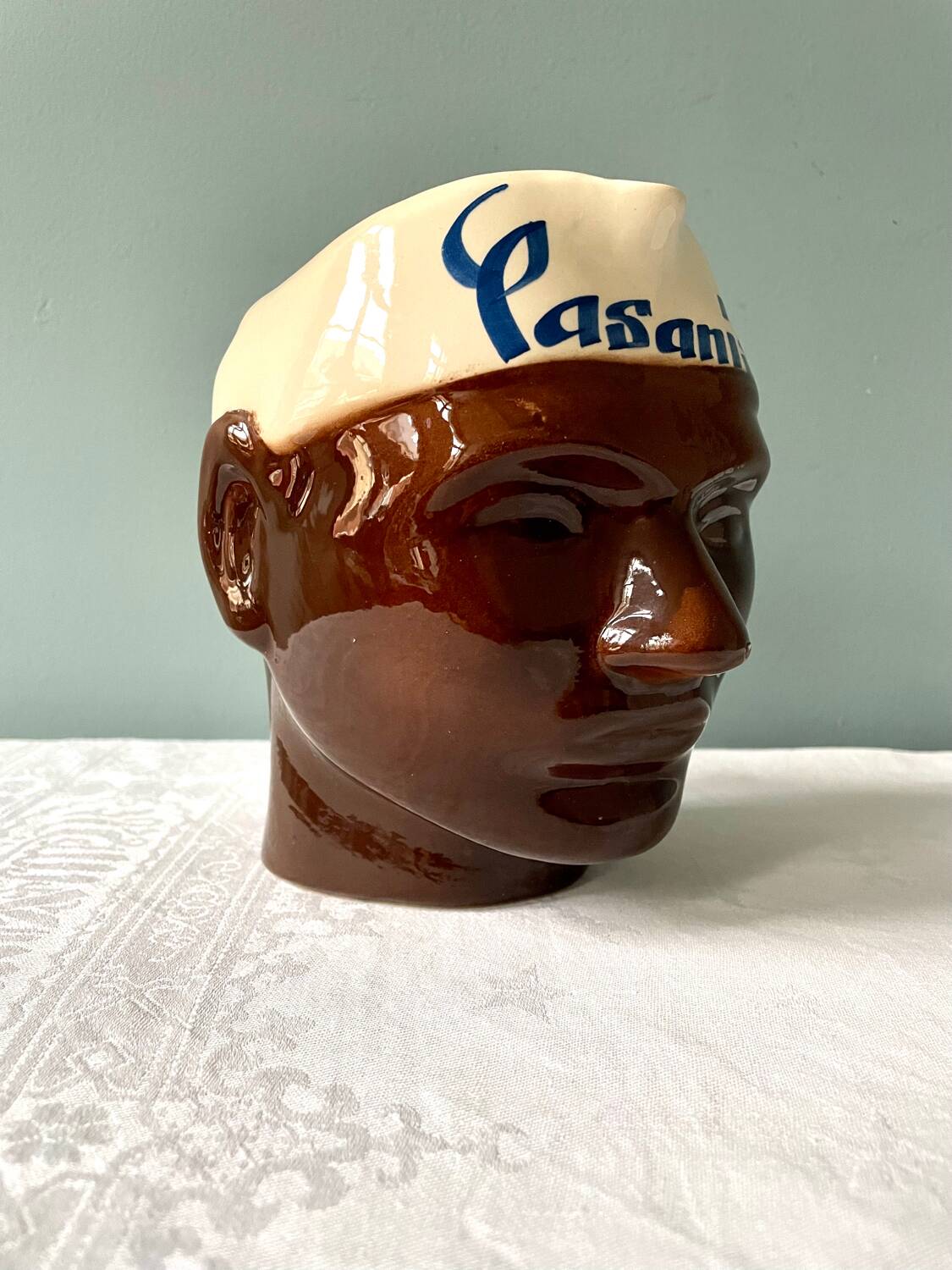Vintage Casanis pitcher Faïencerie de Saint-Jean