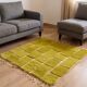 Handmade natural wool rug size 100 x 200 cm