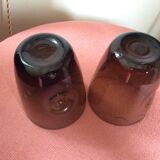 Series of 5 vintage glasses