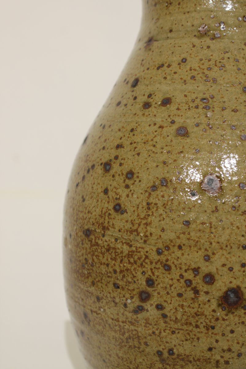 Important vase en grès pyrité de Guy Baudat (1938-2019)