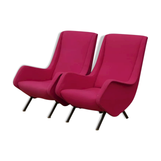 Pair of vintage armchairs Italy 1950