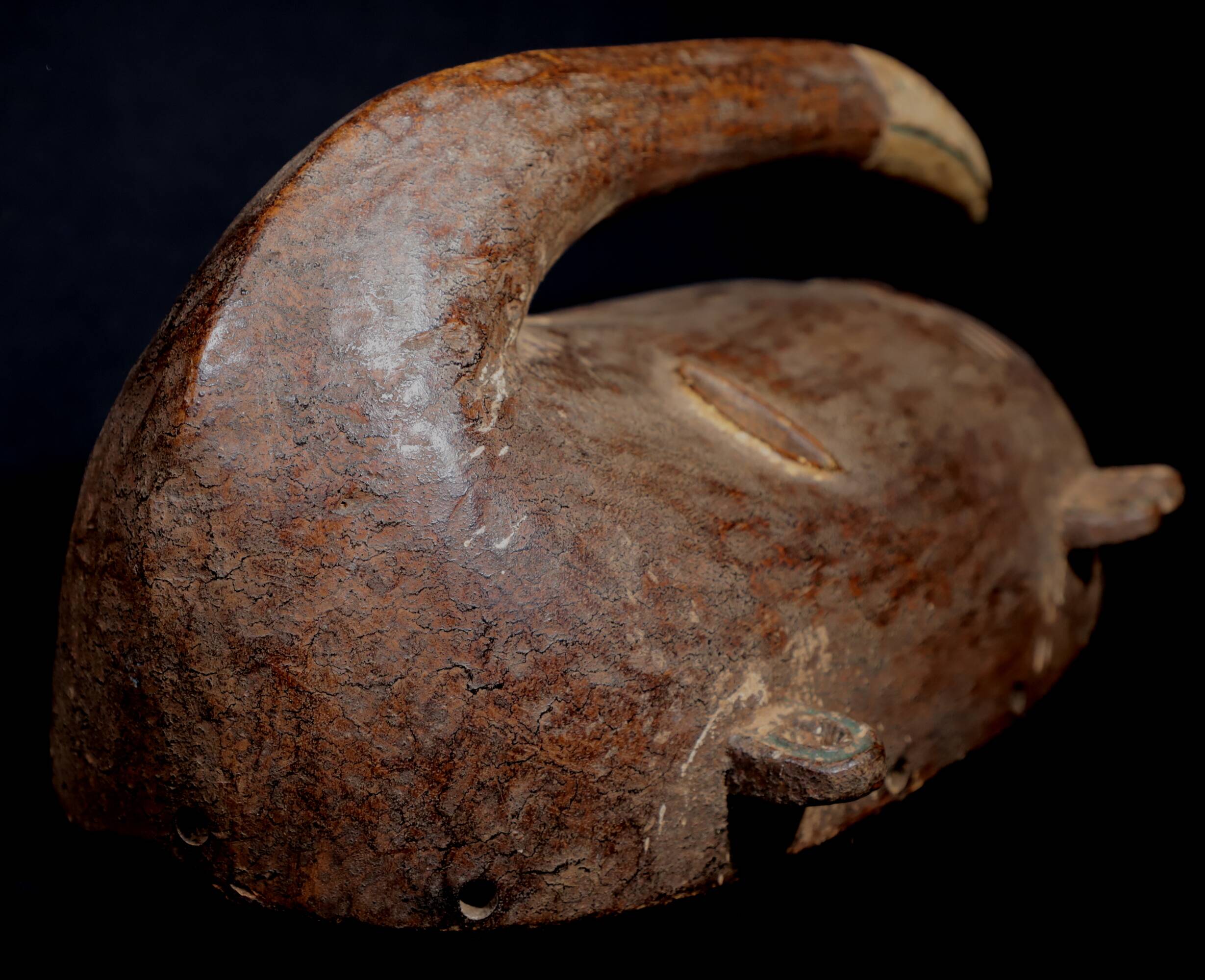 African Art Africa Tribal - Djimini Ligbi Kulango Mask - 31 Cms