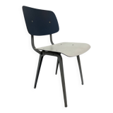 Vintage Friso Kramer Revolt chair for Ahrend de Cirkel 1960 Bi Colour