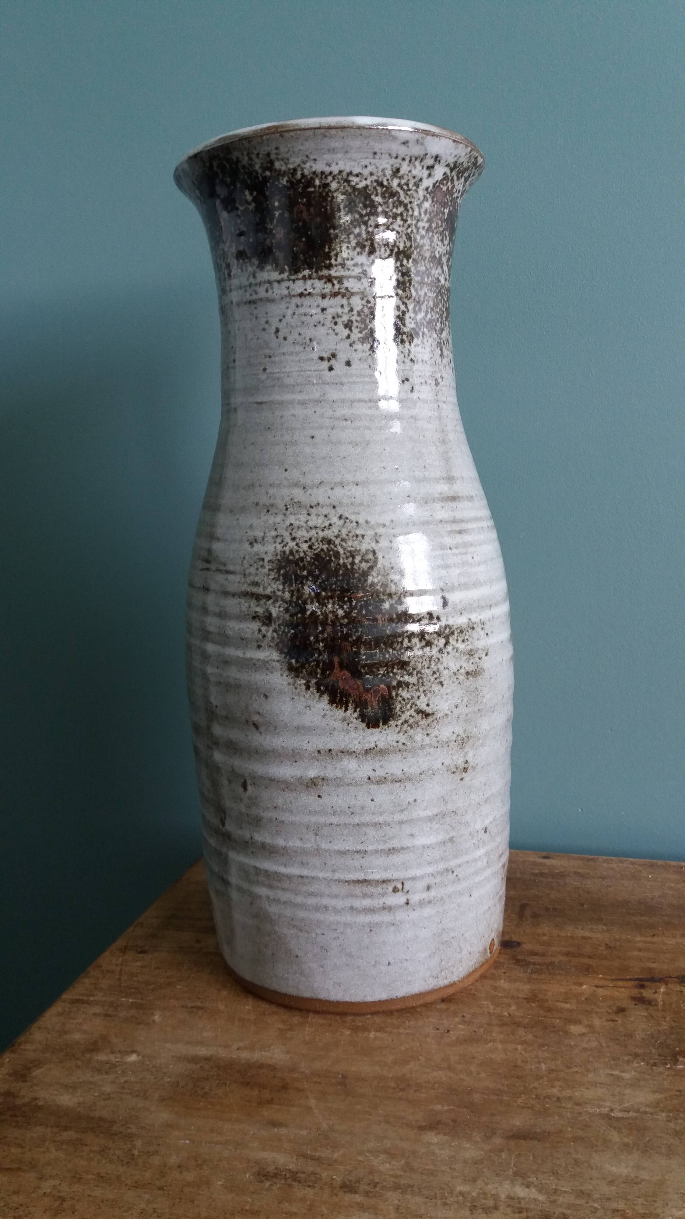 Vase signed Atch, Chantal and Thierry Robert, 1970s