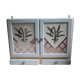Double-door glass-door medicine cabinet art deco style