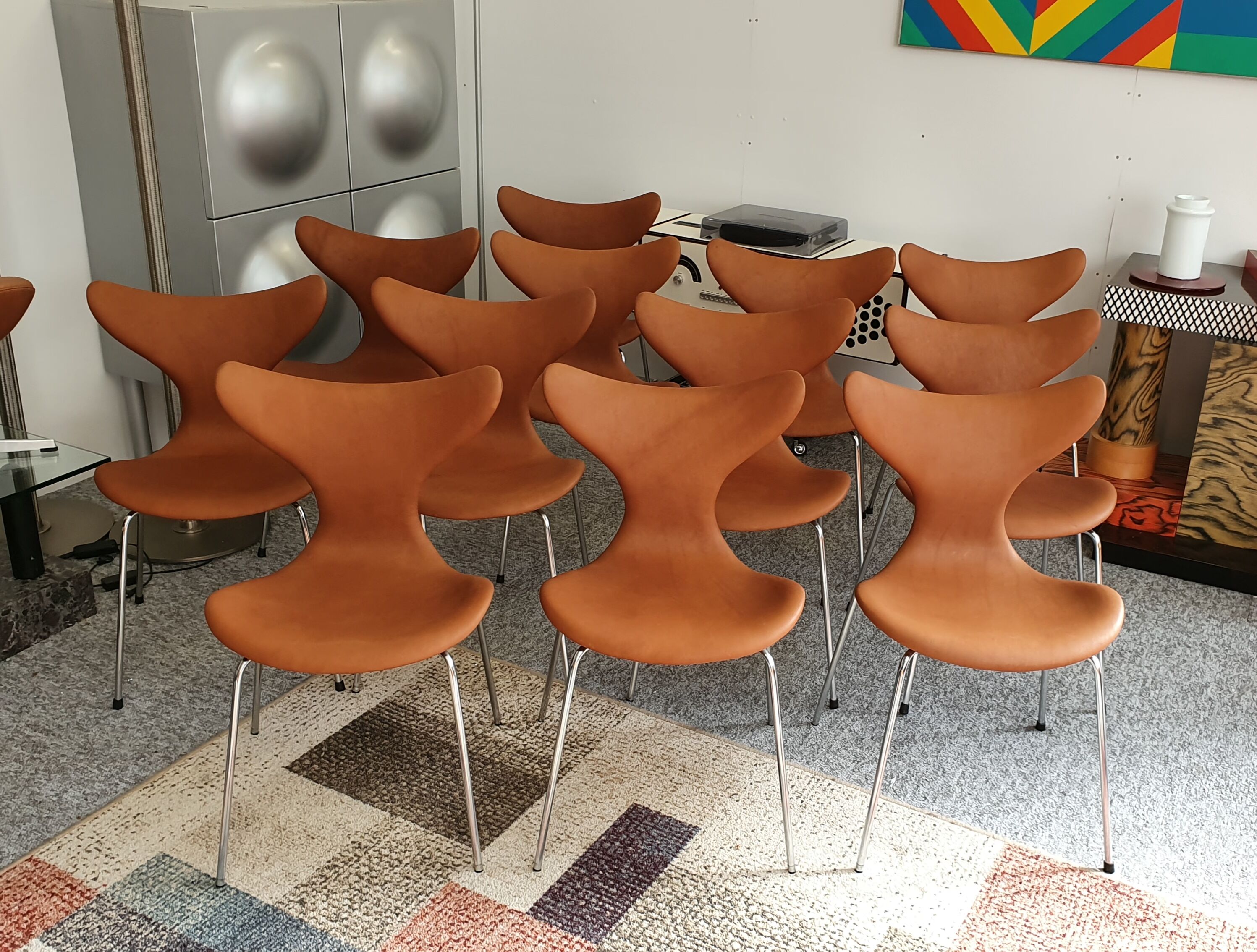 Arne Jacobsen seagull chair by Fritz Hansen 1970