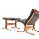 Lounge Chair and Ottoman by Ingmar Relling for Westnofa