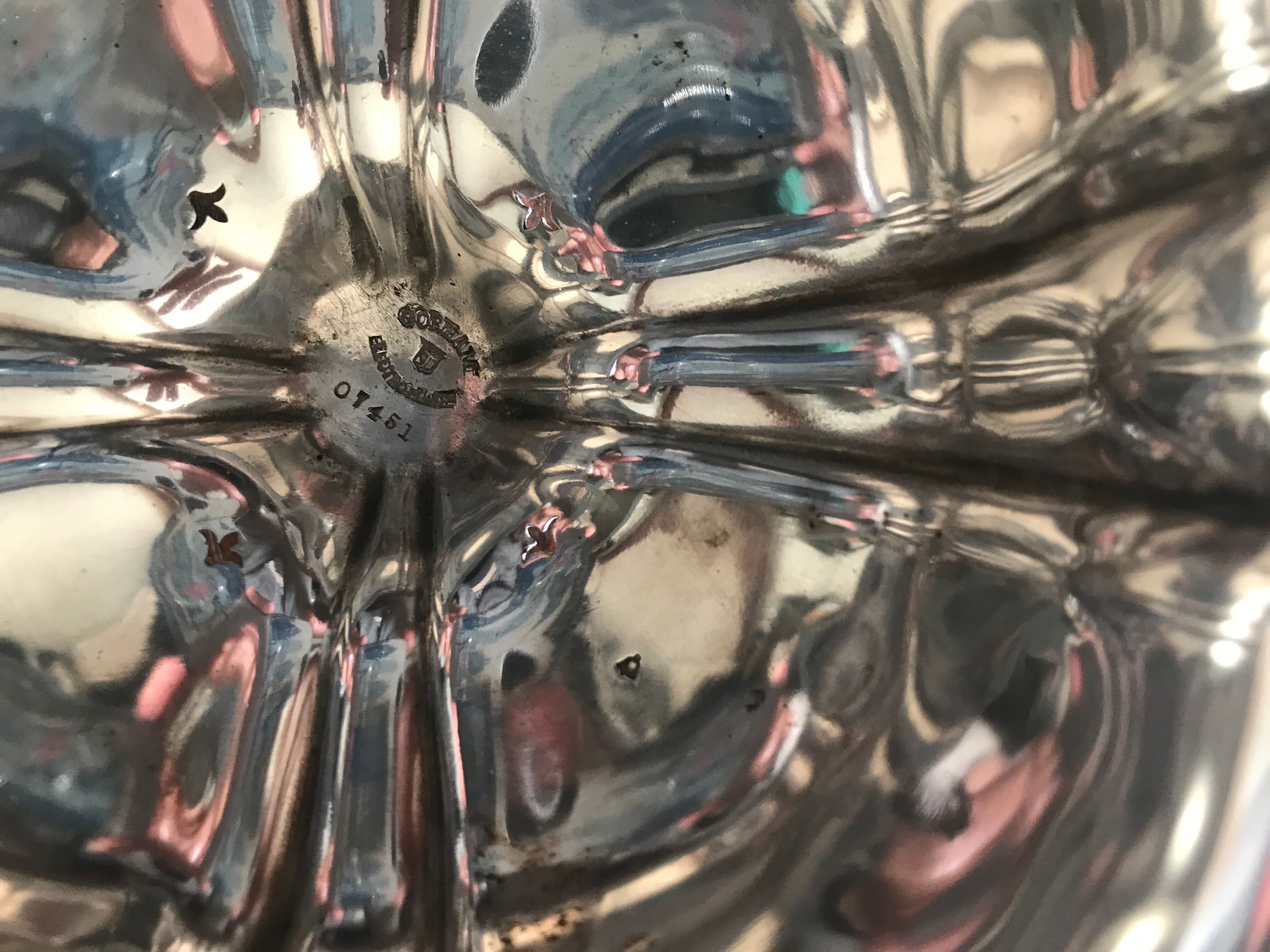 Individual serving bell silver metal