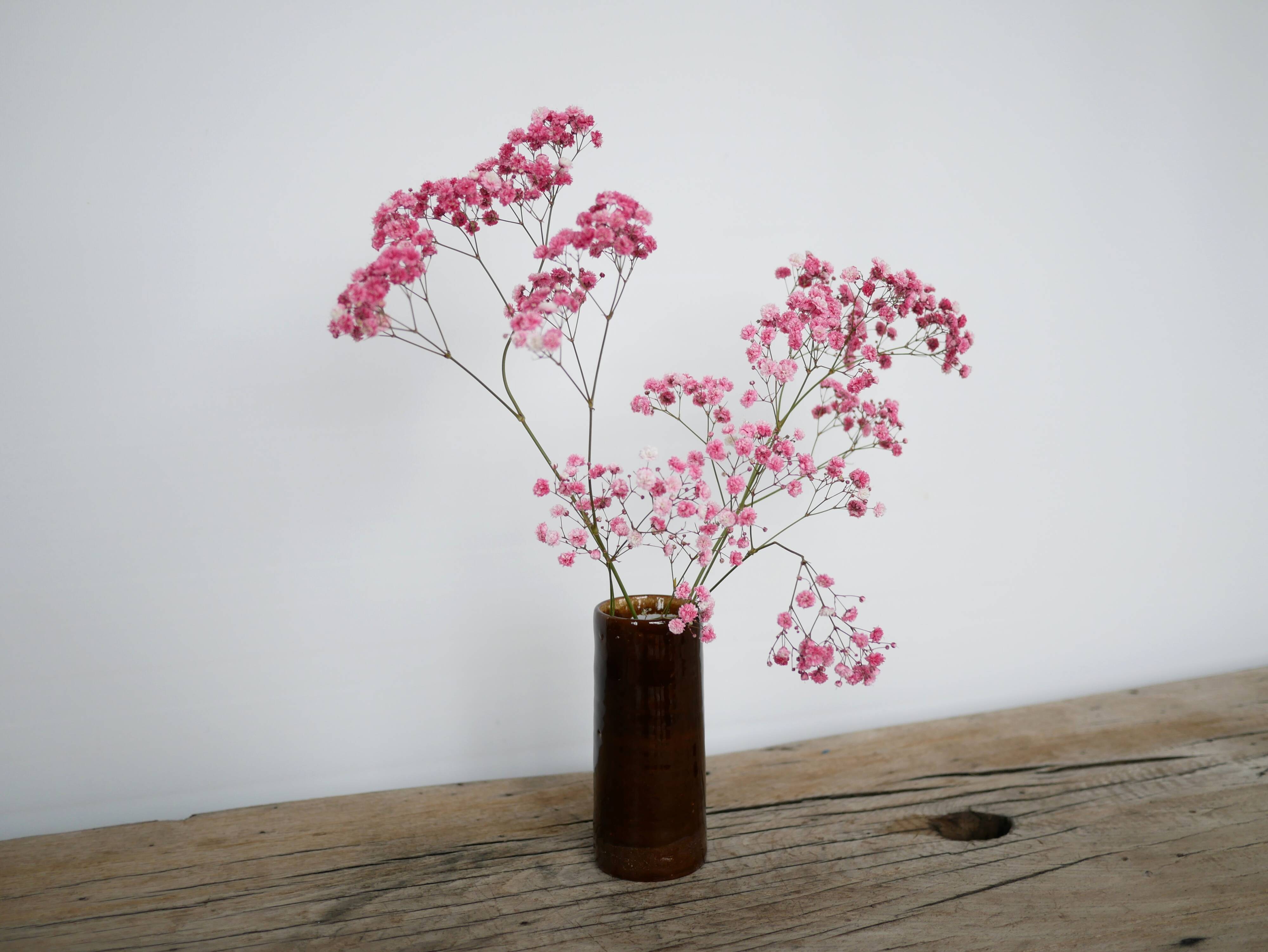 Vase vintage en grès émaillé