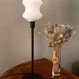 Design and vintage table lamp in white glass