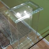 Table en verre