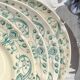 Lot of 8 Small Antique Iron Earth Plates "Figuig" Longchamp 19th Century