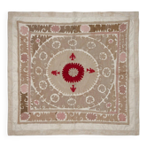 Vintage hand-embroidered tablecloth 168x138 cm