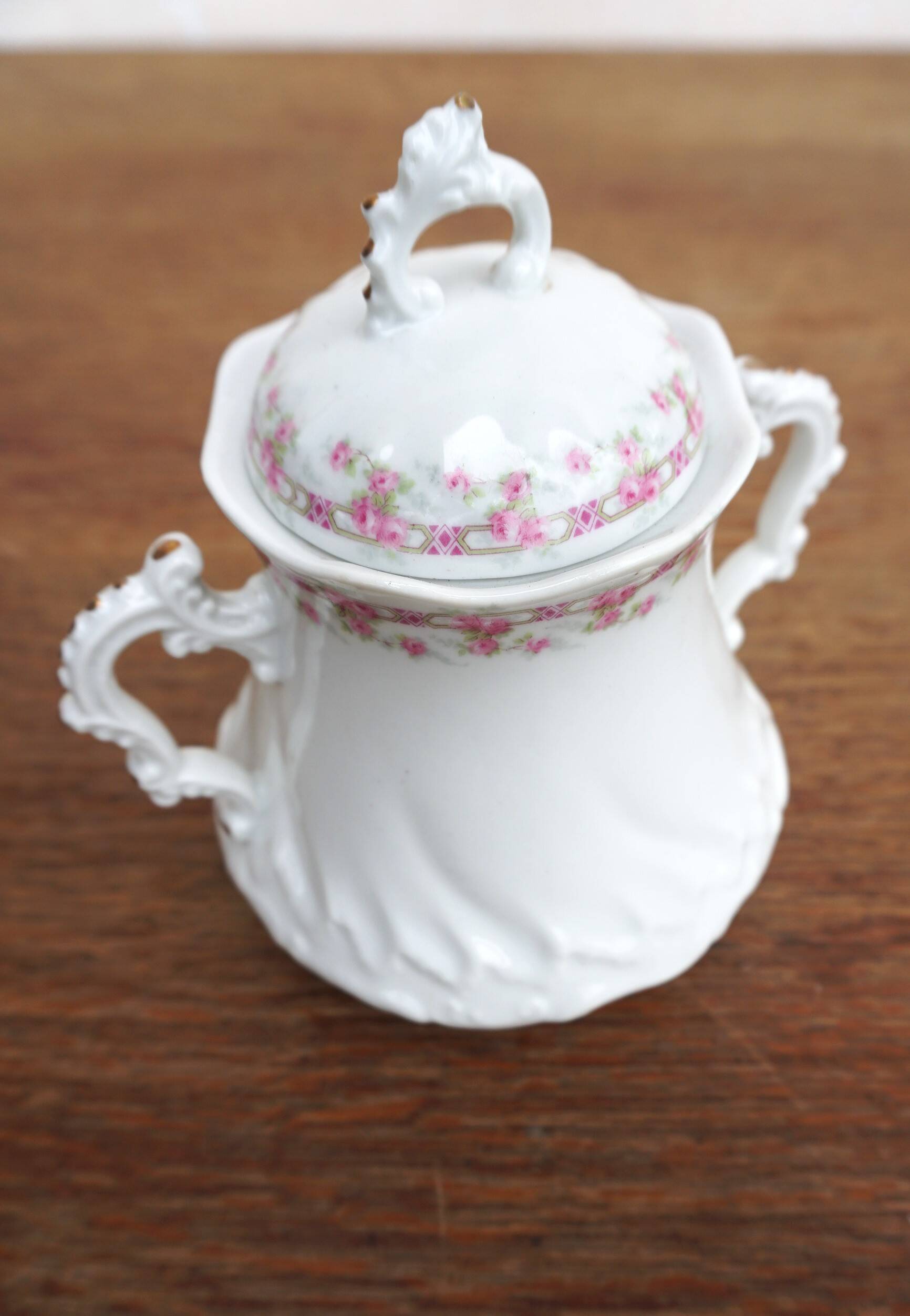 Limoges porcelain coffee service for Maison Baritel Lyon circa 1900