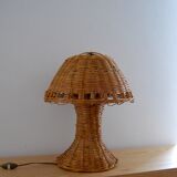 Rattan table lamp