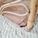 Magazine rack, vintage rattan storage