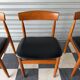Lot de 4 chaises danoises en teck