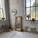 80s pine mirror
