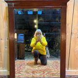 Antique Art Deco mirror