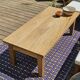 Antique solid wood coffee table – unique restored piece | Louna