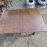 Chain wood dining table